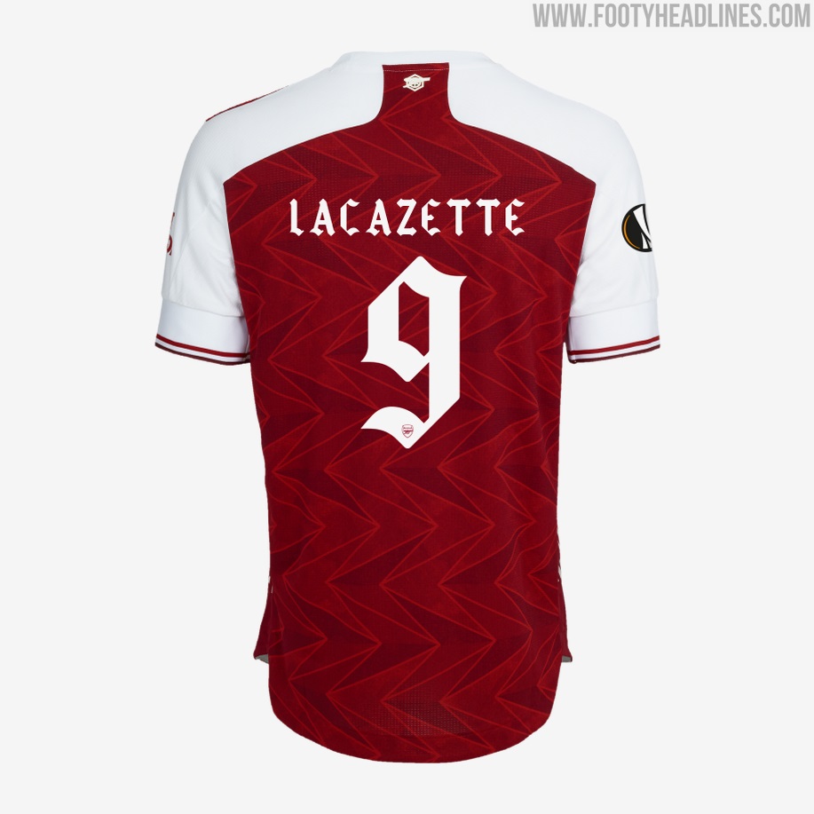 Arsenal kit online numbers 20 21